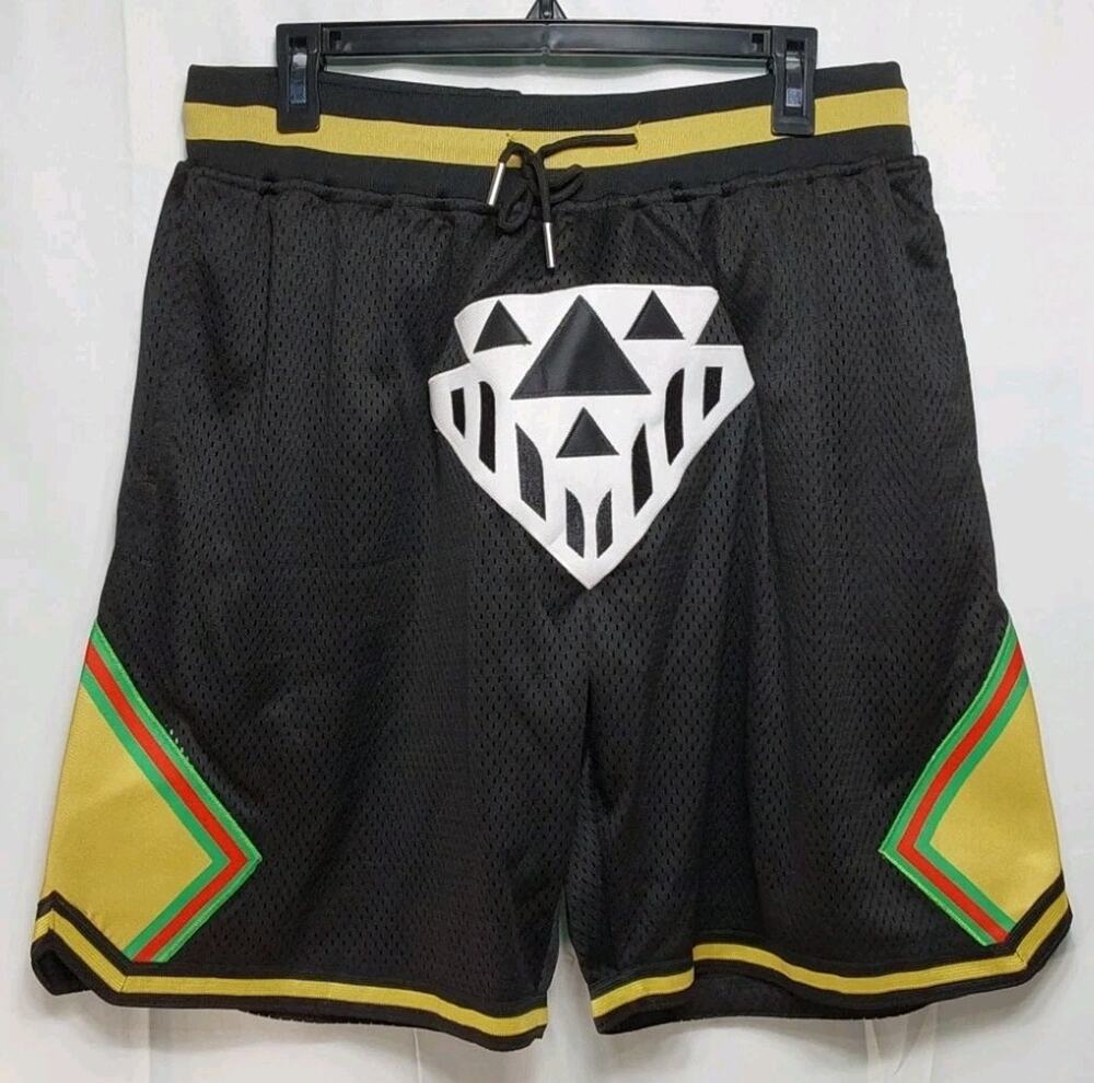 Headgear Classics XL Black TISA Striped Basketball Shorts #M211